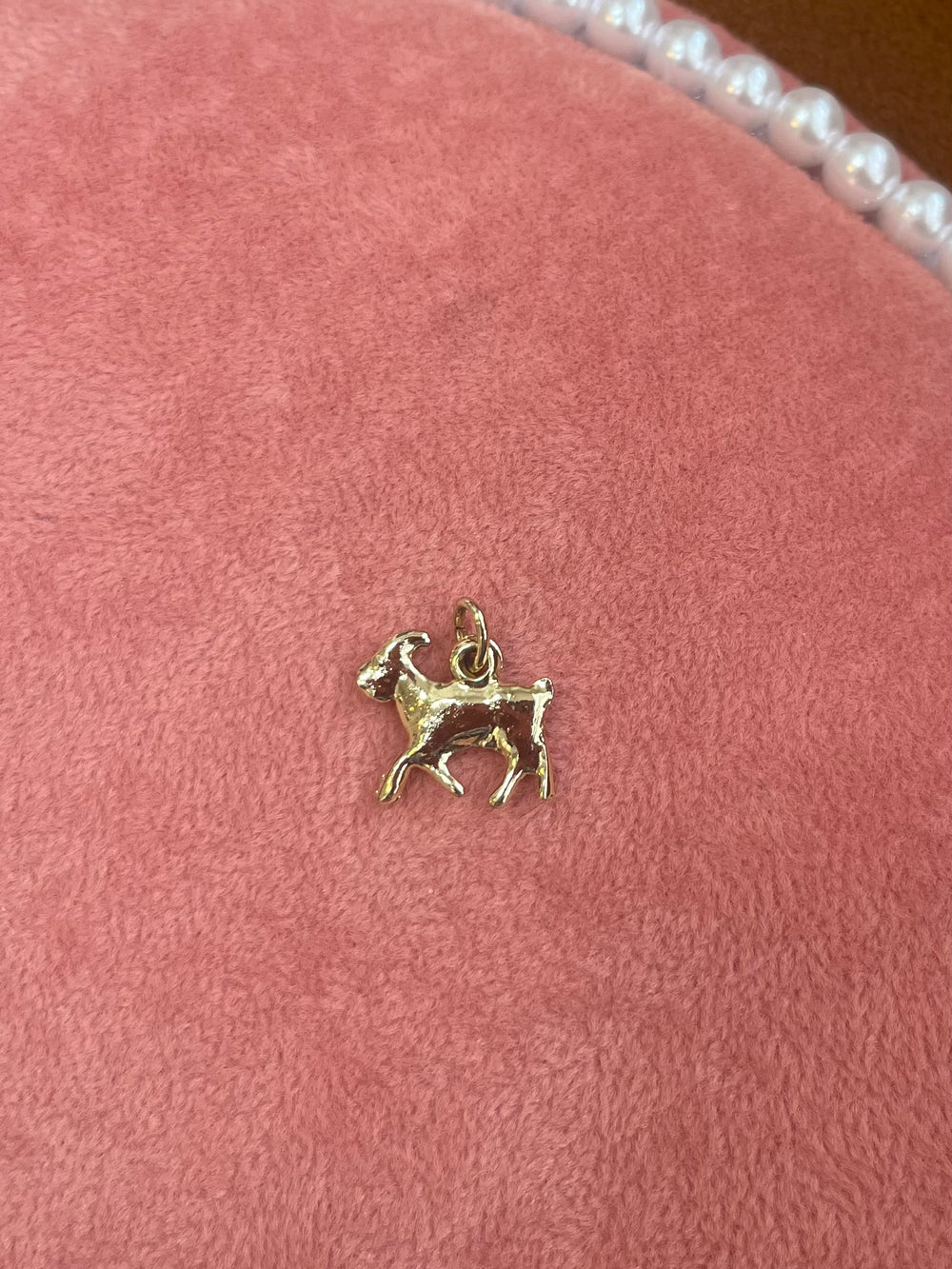 Goat Gold Charm
