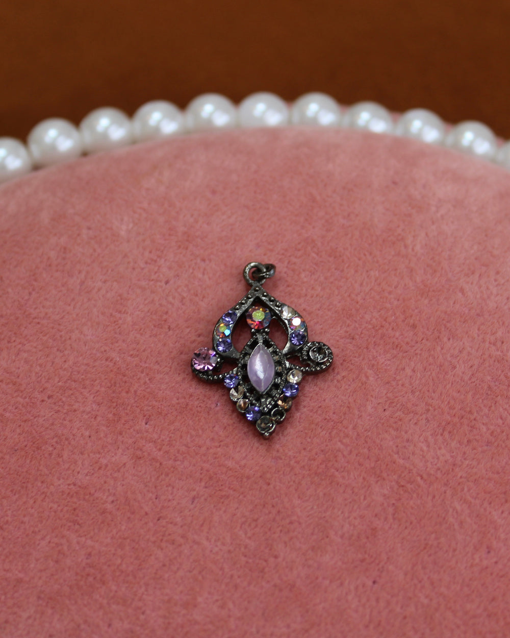 Purple Gems Antique Charm