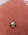 Woman & Man Circle Cameo Charm