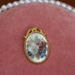 Floral Cameo Charm