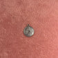 Chinese Lettering Circle Silver Charm