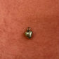 Small Gold Round Heart Charm