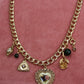 Lil Princess Gold Vintage Charm Necklace