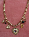 Lil Princess Gold Vintage Charm Necklace