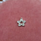 Silver Crystal Star Charm