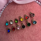 Colorful Medium Circle Crystal Charms