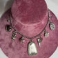 Miss Swiss Vintage Silver Charm Necklace