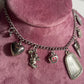 Miss Swiss Vintage Silver Charm Necklace