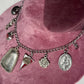 Miss Swiss Vintage Silver Charm Necklace