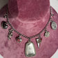 Miss Swiss Vintage Silver Charm Necklace