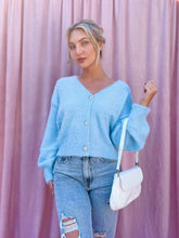Load image into Gallery viewer, JEWELS FUZZY CARDIGAN - The Lovely Sun
