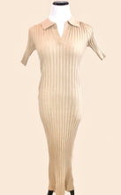 Load image into Gallery viewer, LANA RIBBED MIDI DRESS - The Lovely Sun
