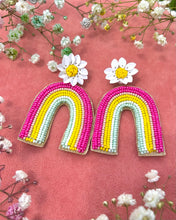 Load image into Gallery viewer, RAINBOW BEADED EARRINGS - The Lovely Sun
