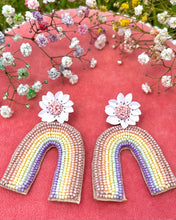 Load image into Gallery viewer, RAINBOW BEADED EARRINGS - The Lovely Sun
