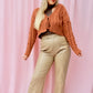 LEXI TAUPE PLEATHER PANTS