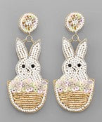 Load image into Gallery viewer, EASTER BUNNY EARRINGS - The Lovely Sun
