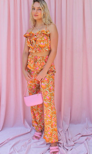 FLORAL WONDERS PANT - The Lovely Sun