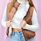 COCOA REVERSIBLE PUFFER VEST