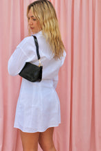 Load image into Gallery viewer, ELOISE WHITE BUTTON-UP DRESS - The Lovely Sun
