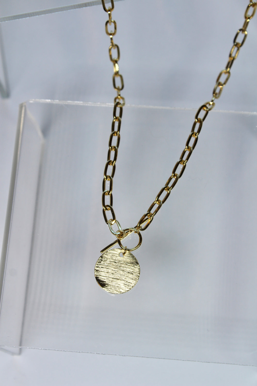 18K GOLD LINK NECKLACE - The Lovely Sun