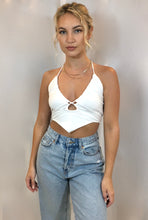 Load image into Gallery viewer, CAMILA SCARF HALTER TOP - The Lovely Sun
