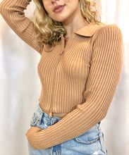 Load image into Gallery viewer, CHARLOTTE DOUBLE ZIP SWEATER - The Lovely Sun
