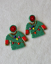 Load image into Gallery viewer, UGLY CHRISTMAS SWEATER BEADED EARRINGS
